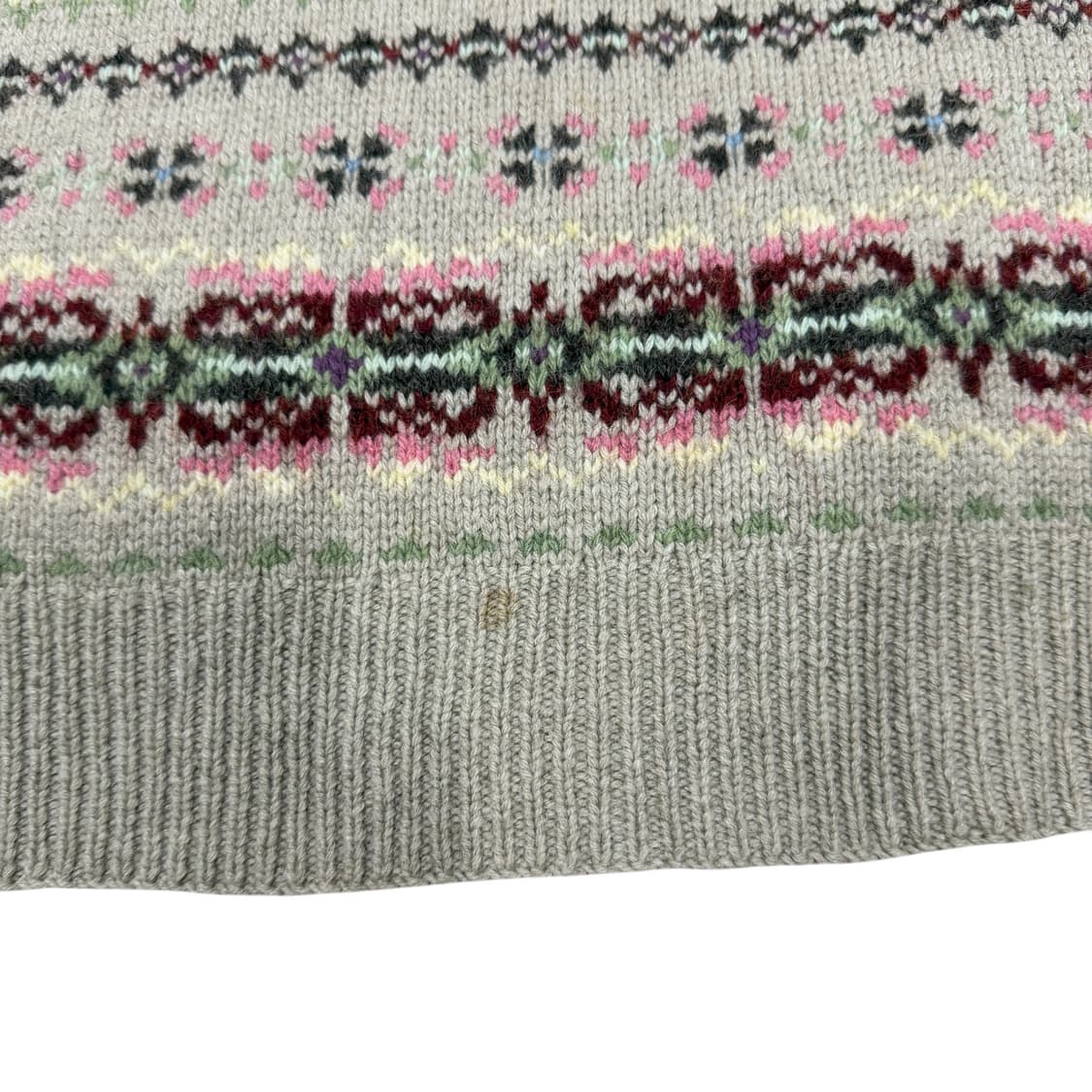 폴로 랄프로렌 페어아일 Y2K 반팔 니트 L 상품이미지7