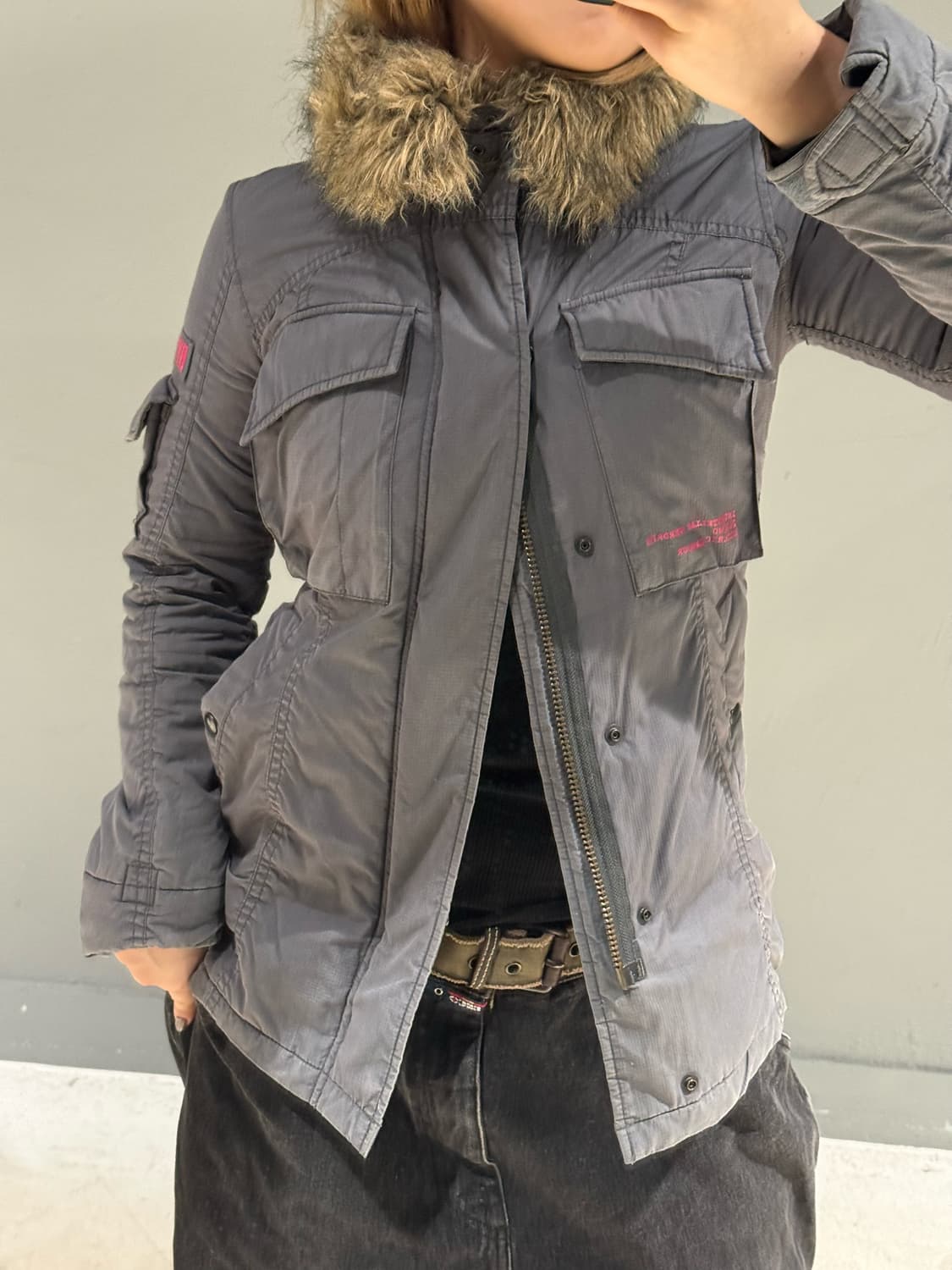 Hysteric glamour neck buckle parka 상품이미지2