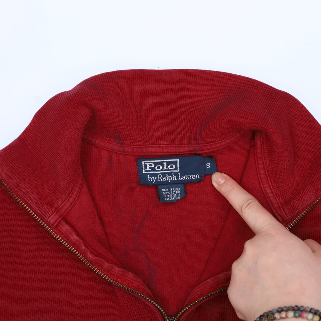 S 폴로 랄프로렌 반집업 니트 맨투맨 N7584 상품이미지3