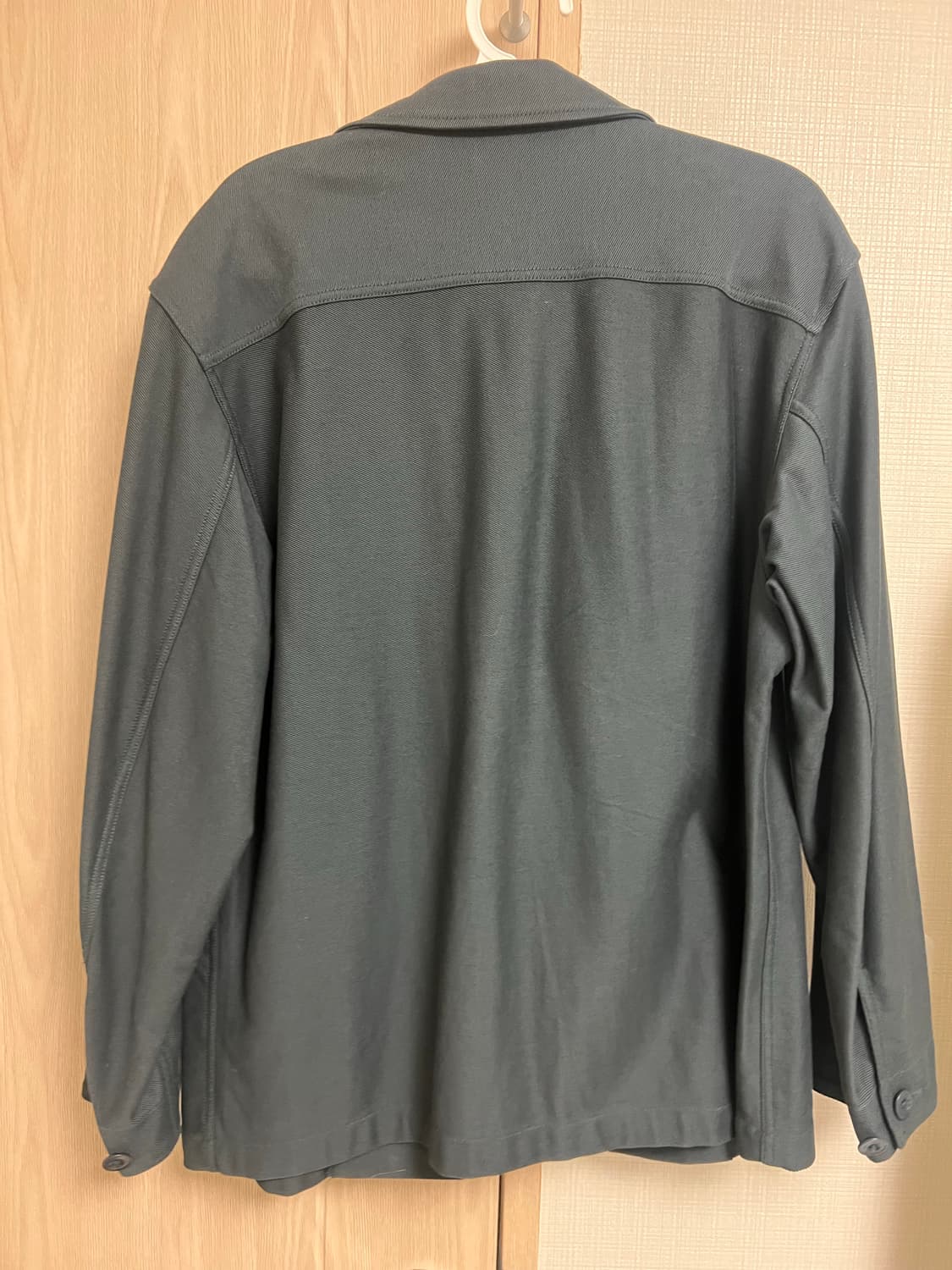 유니클로U/저지 셔츠 자켓 네이비/M 상품이미지3