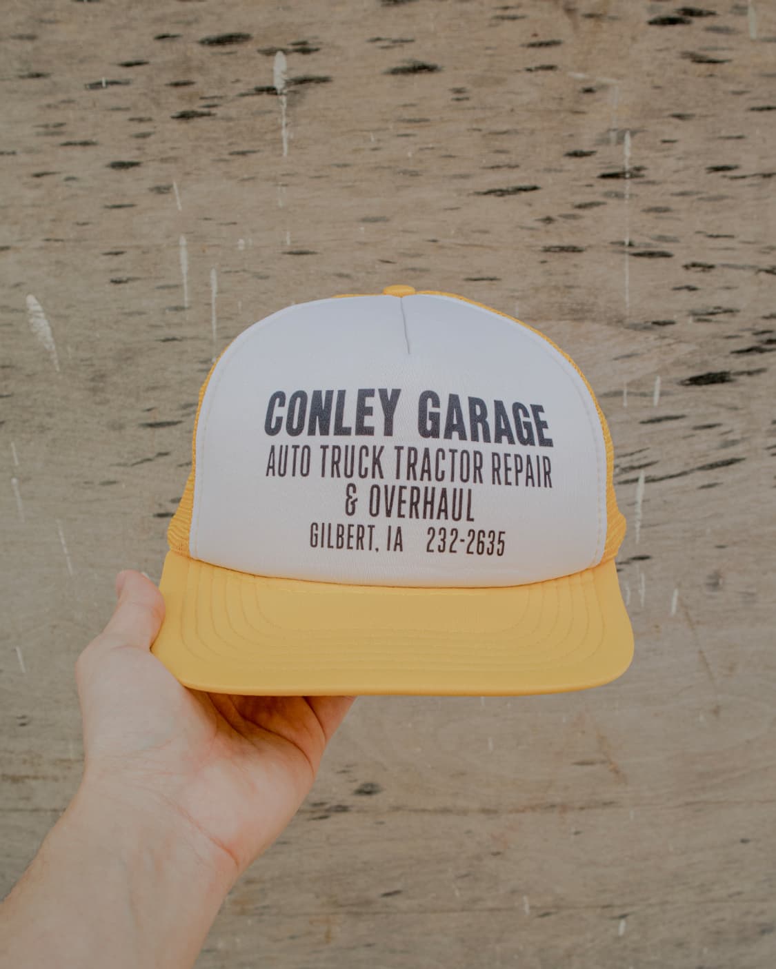 repair shop Vintage damage 매쉬 트러커 캡 상품이미지1