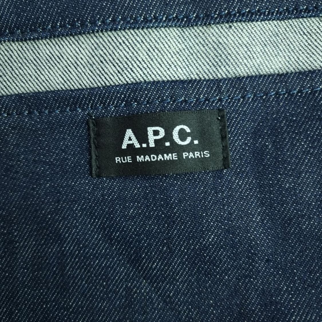 [아페쎄] 빅로고 프린팅 데님 토트백 P01587 상품이미지5