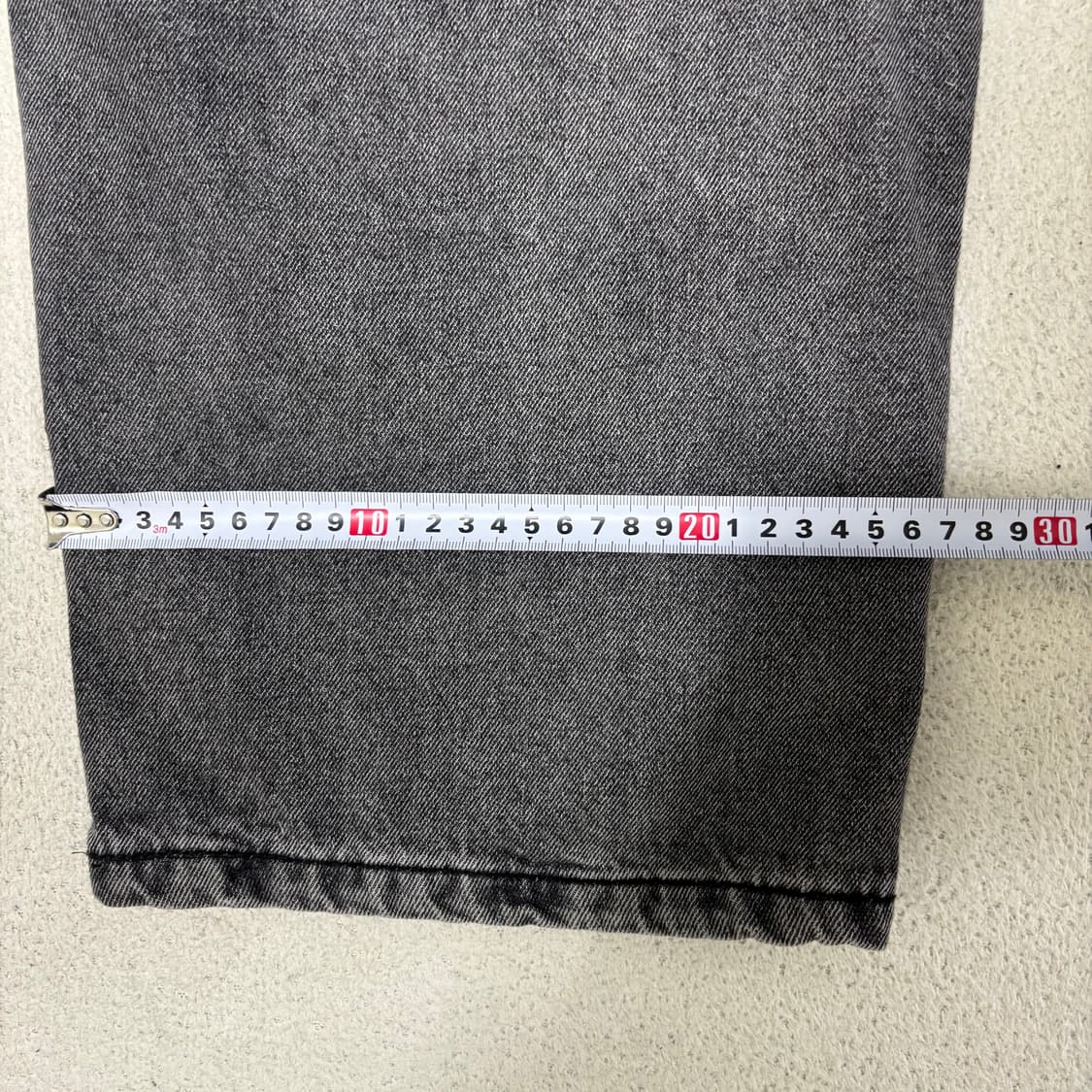 XS 어반드레스 흑청 카고 데님 팬츠 1210-2 상품이미지7