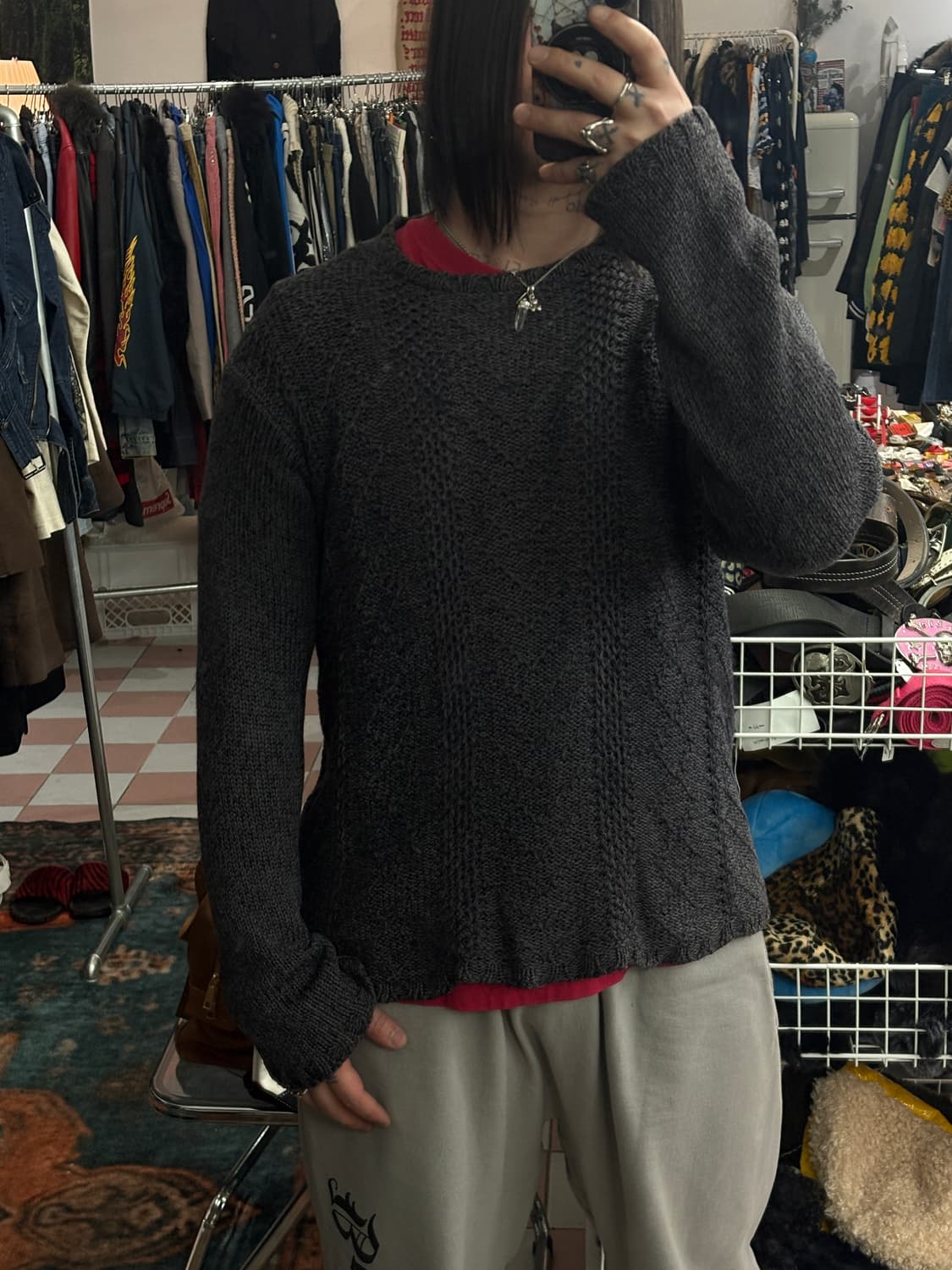 TTF✳️1990's 요지야마모토 니트 상품이미지1