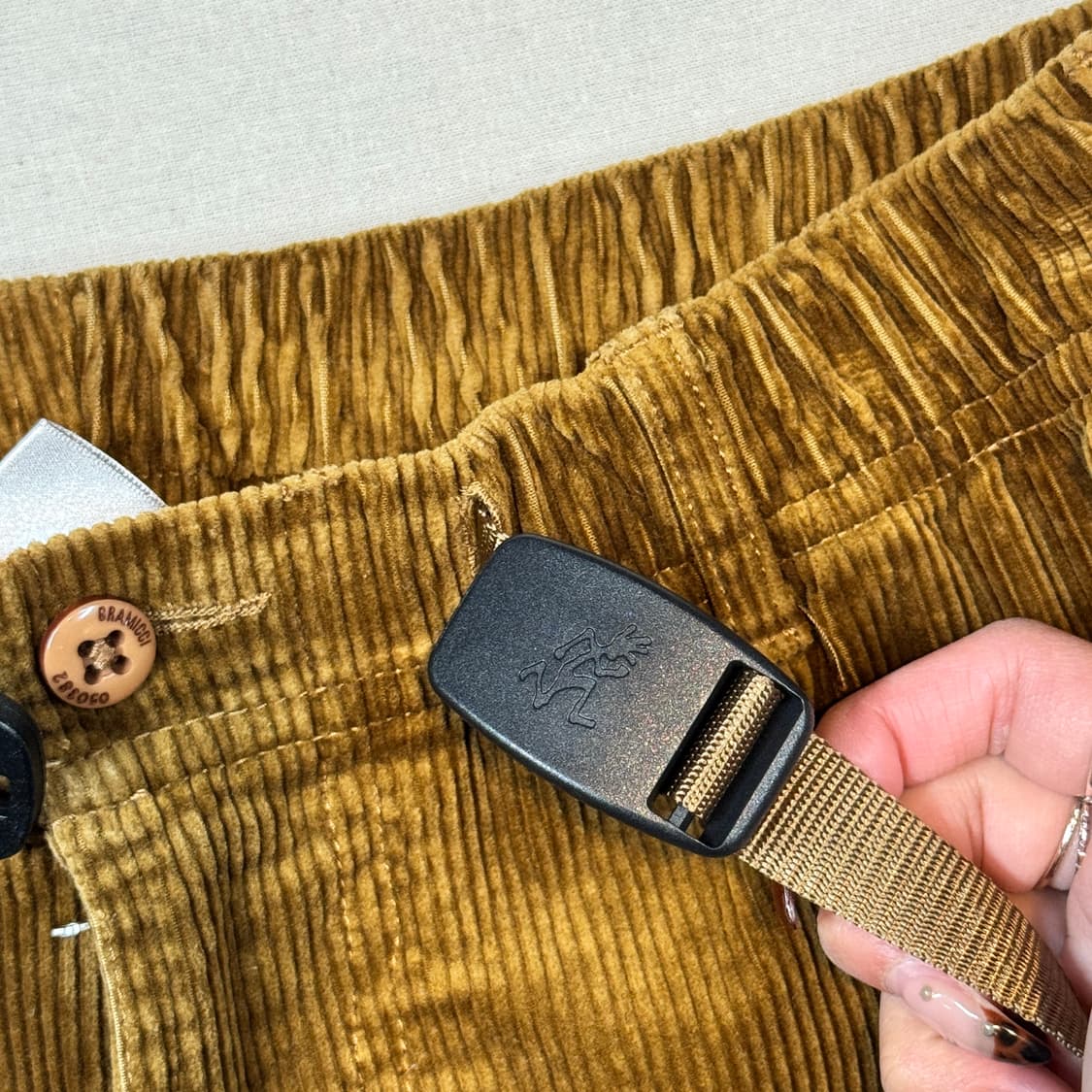 M) 그라미치 브라운 팬츠 코듀로이 면바지 상품이미지3