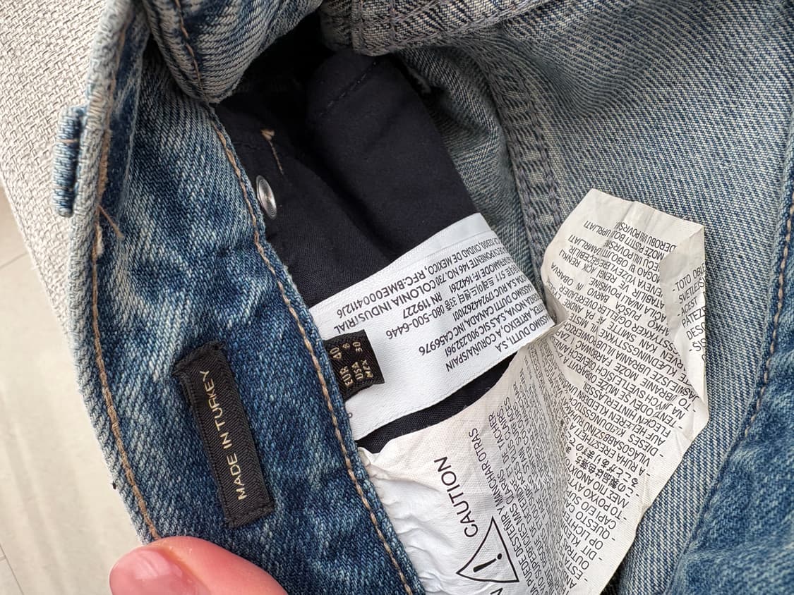 Massimo Dutti 남성 워싱 데님 상품이미지5