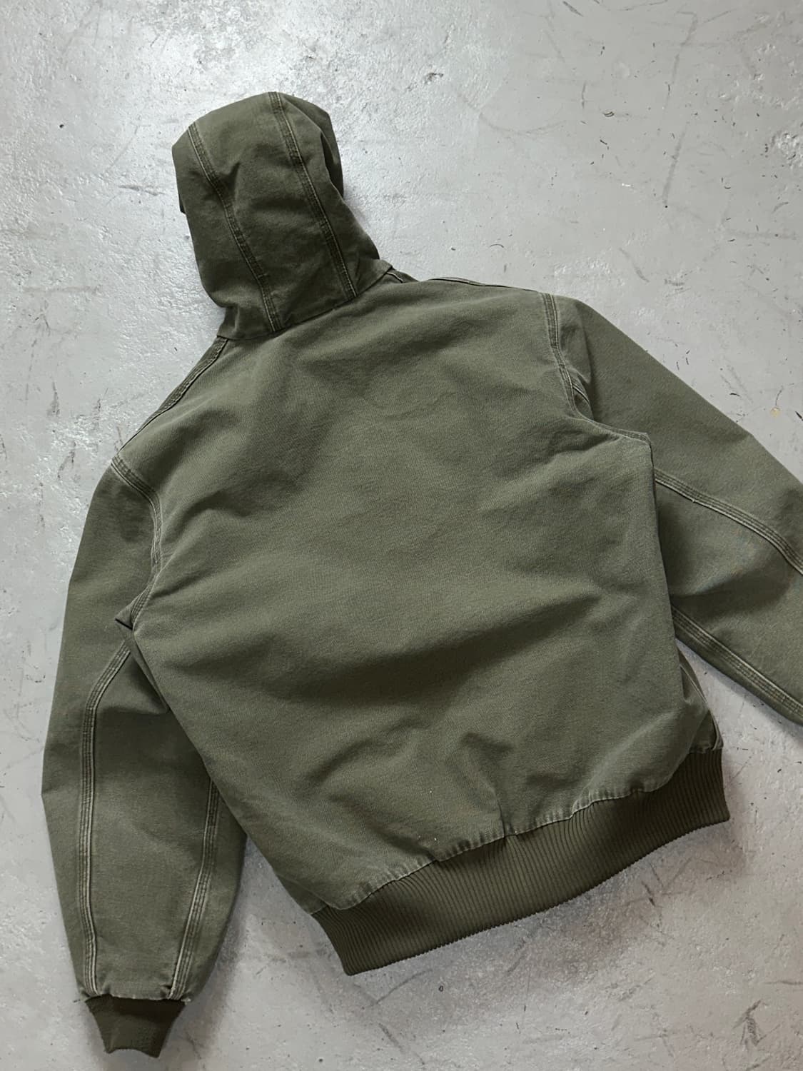 OG 칼하트 J130 액티브 자켓 칼하트 ARG 모스그린 상품이미지6