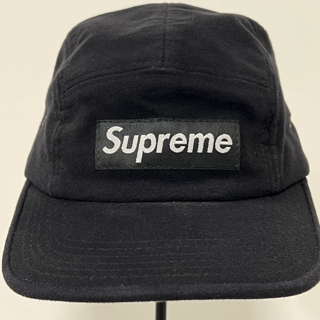 슈프림 2006 몰스킨 캠프캡 블랙 상품이미지7