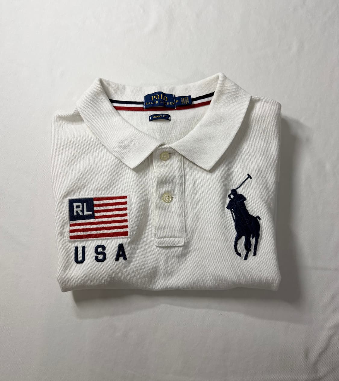 폴로 랄프로렌 빅포니 성조기 USA 카라티 스키니핏 상품이미지6