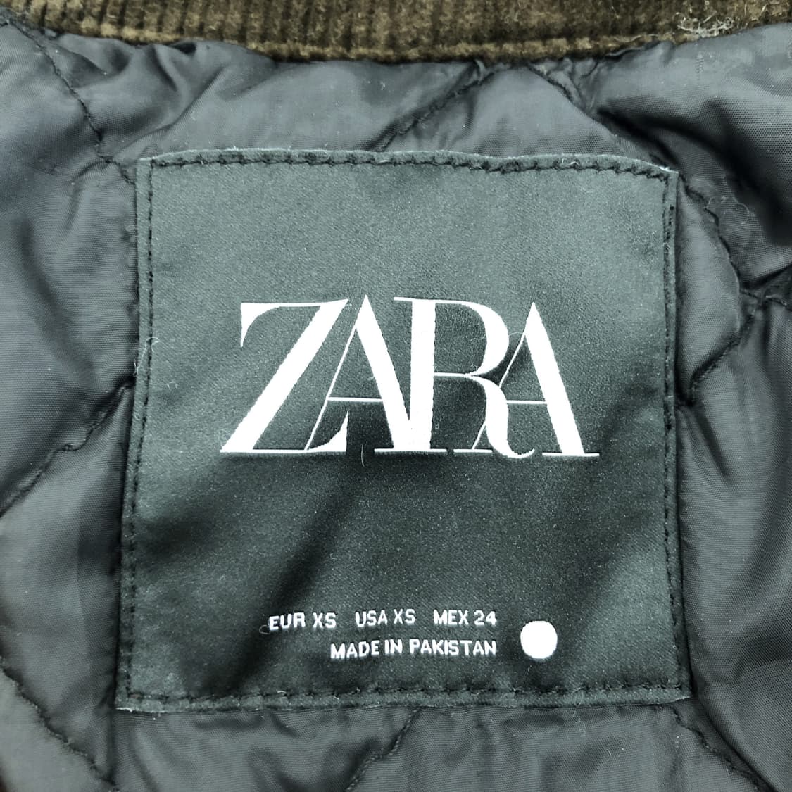 자라 콘트라스트 워크패딩점퍼 XS 오버  상품이미지6