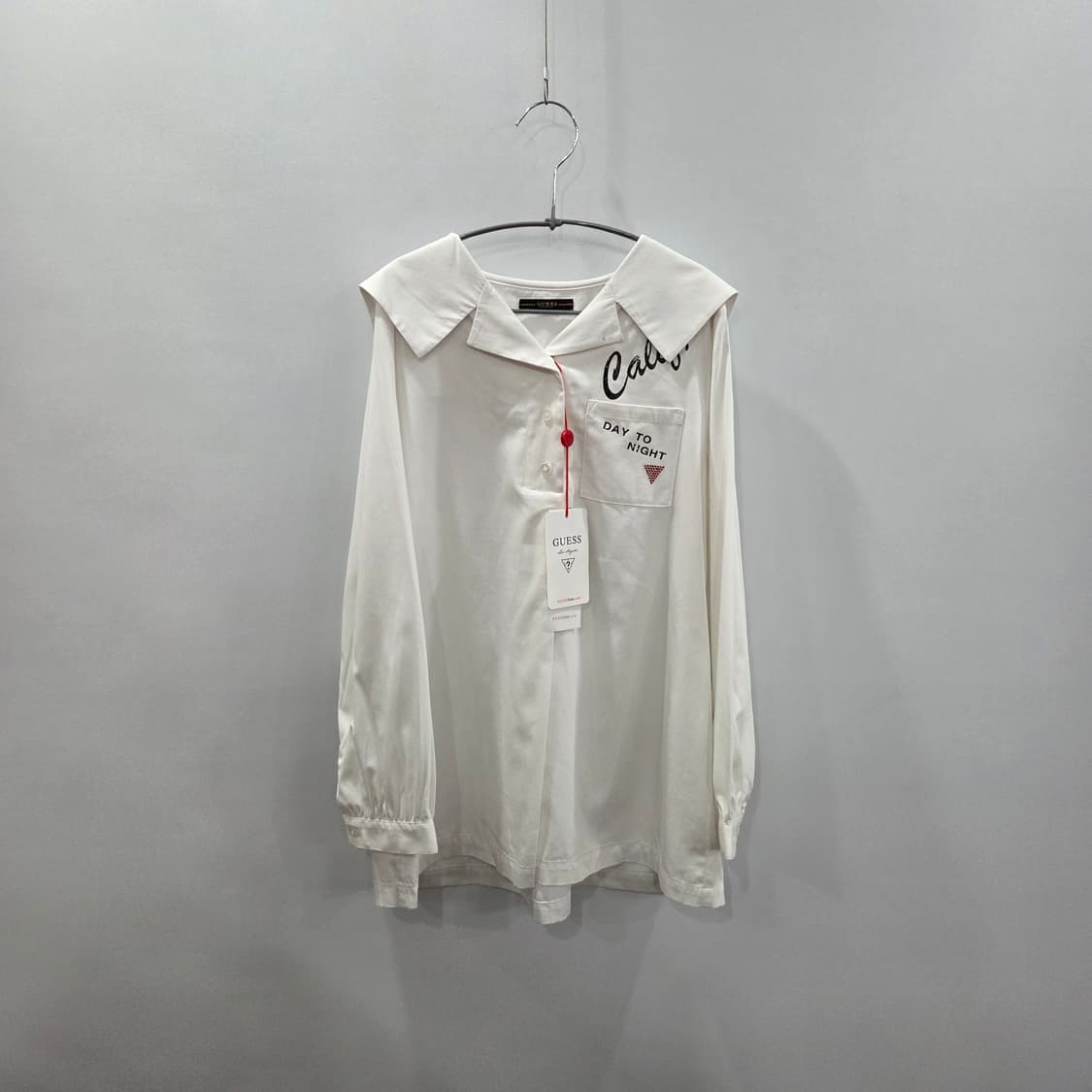 게스 키즈 세일러카라 화이트롱 블라우스 145 상품이미지1