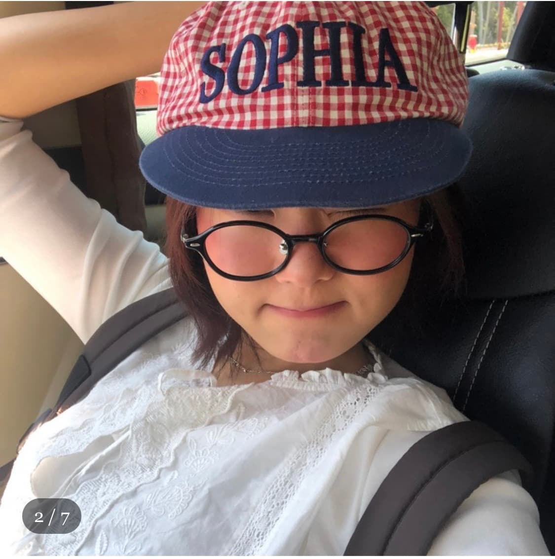 마스컴퍼니 sophia gingham check cap 상품이미지2