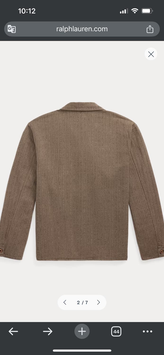 [새상품] RRL 스트라이프 자스페 헤링본 재킷 (S, M, L, XL) 상품이미지2