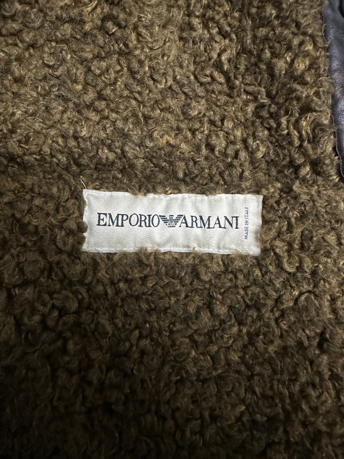 FW2002 Emporio Armani 코티드 파일 자켓 52 상품이미지7