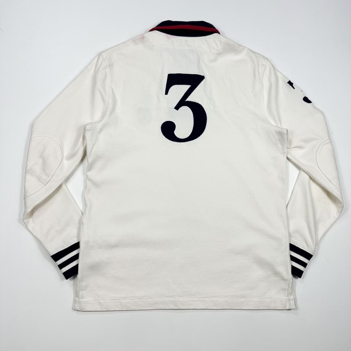 폴로 랄프로렌 빅 포니 화이트 럭비티 맨투맨 (M) 상품이미지3