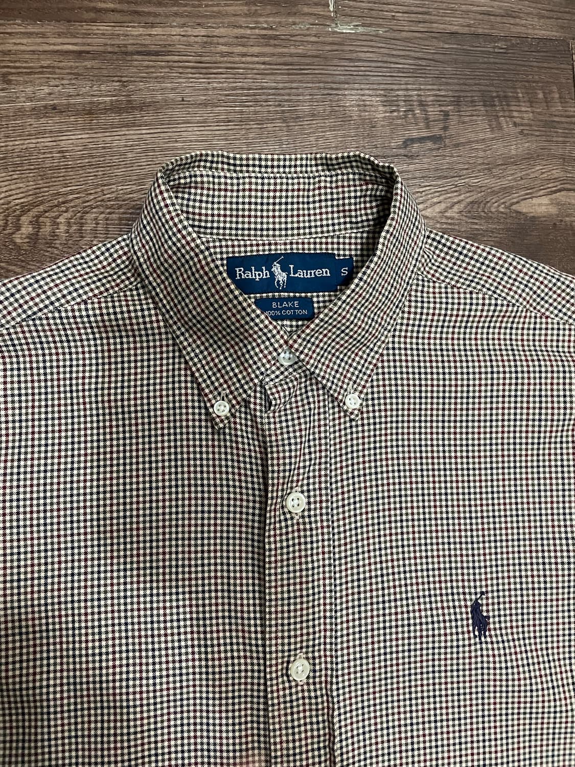 폴로 랄프로렌 깅엄 체크 셔츠 상품이미지1