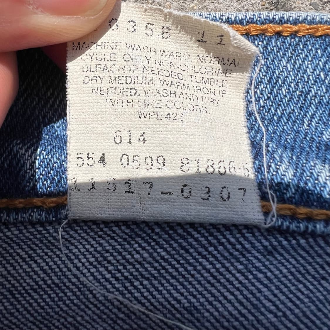 90‘s 리바이스 517 부츠컷 진 상품이미지10