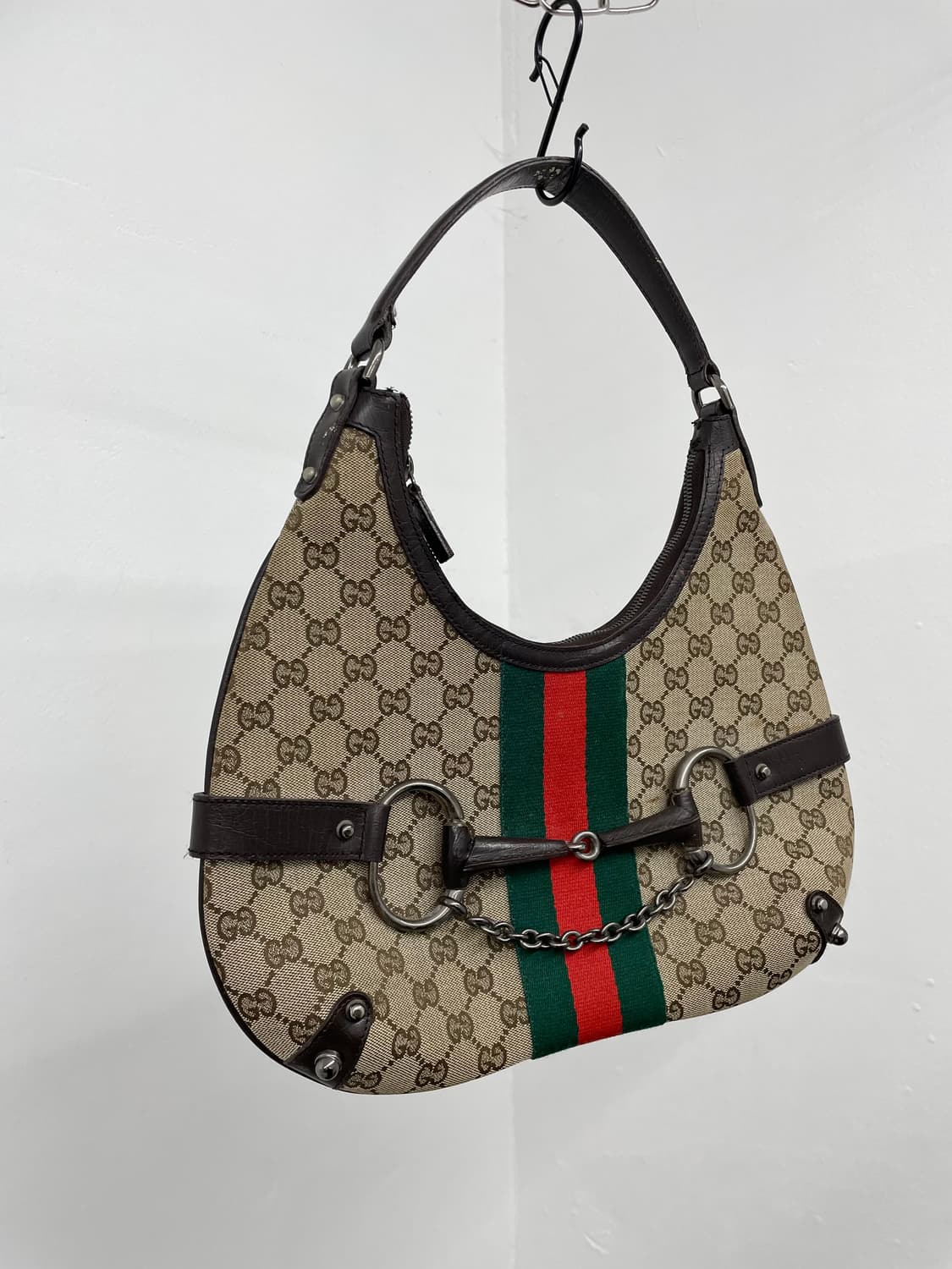 구찌 홀스빗 캔버스 호보백 상품이미지5