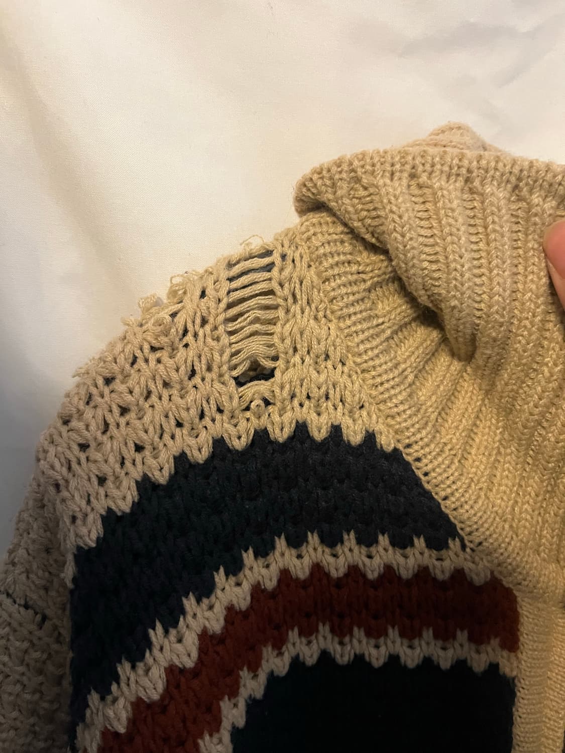 빈티지 니트집업 상품이미지4