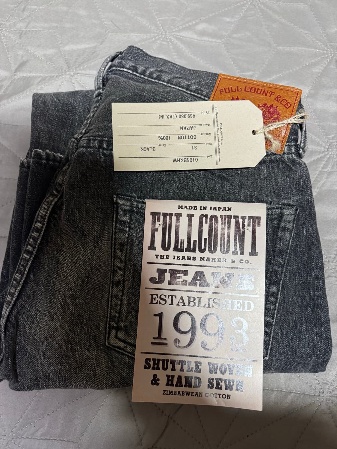 풀카운트 0105 다트포트 블랙 31  상품이미지1