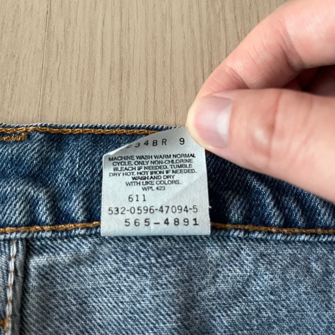 [34X32] 90s 빈티지 리바이스 565 made in usa 상품이미지3