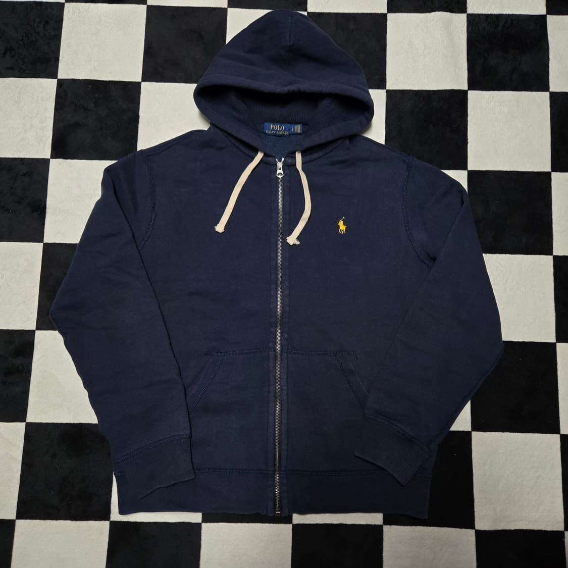 L 폴로랄프로렌 써멀 후드 집업 네이비 상품이미지1