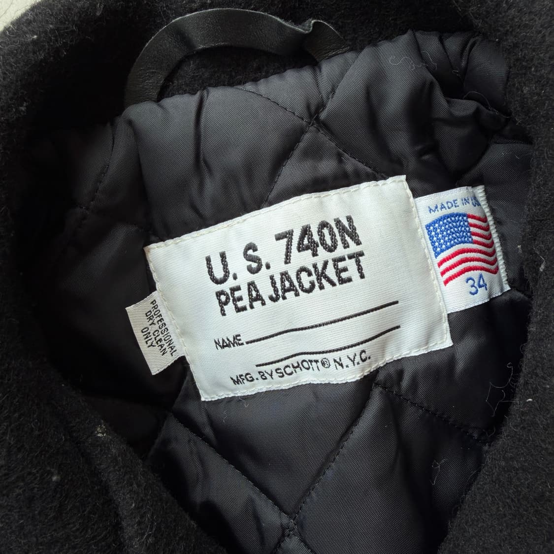 쇼트 울 피코트 상품이미지6