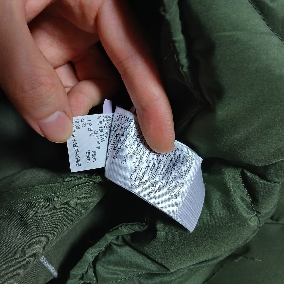 CK 캘빈클라인 야상 패딩 피쉬테일 다운 자켓 상품이미지8