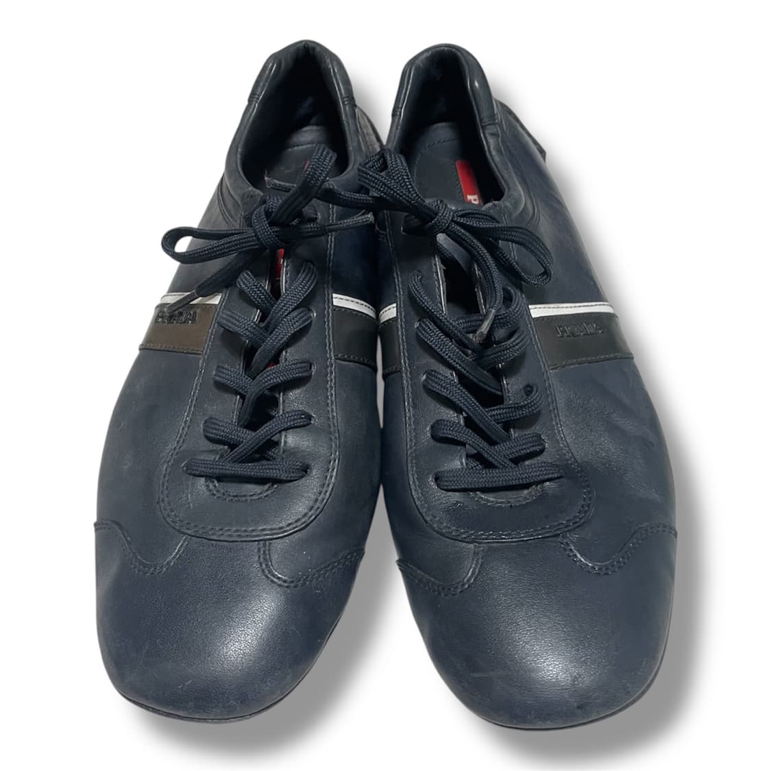 275~280) 프라다 레더 사이드 로고 스니커즈 상품이미지2