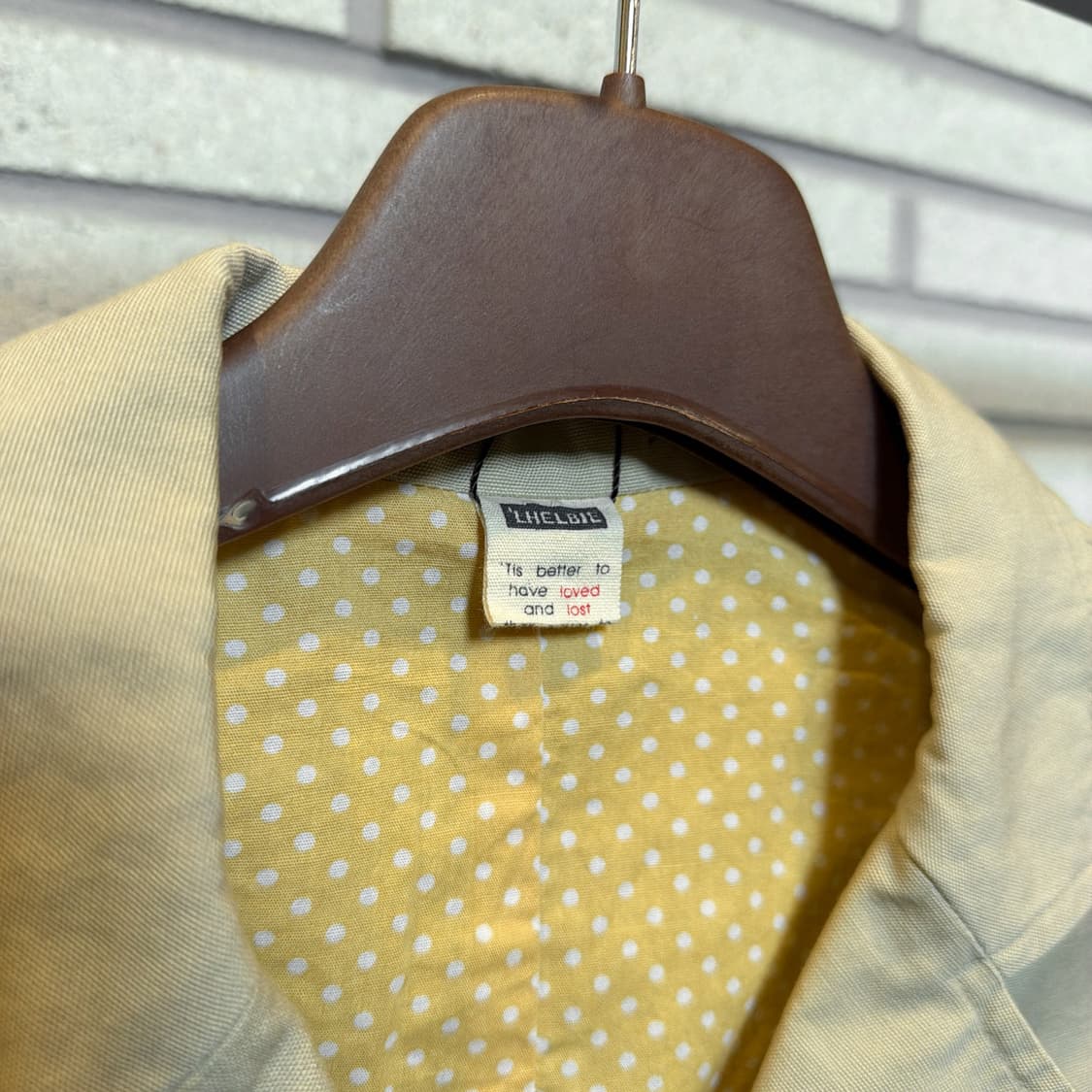 테일러드 코튼 워크자켓 3버튼 패치포켓 디테일 미색 상품이미지7