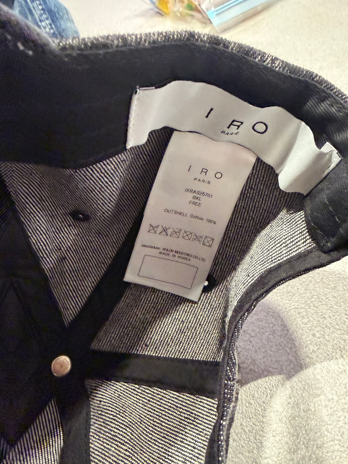 iro 데님 모자 상품이미지6