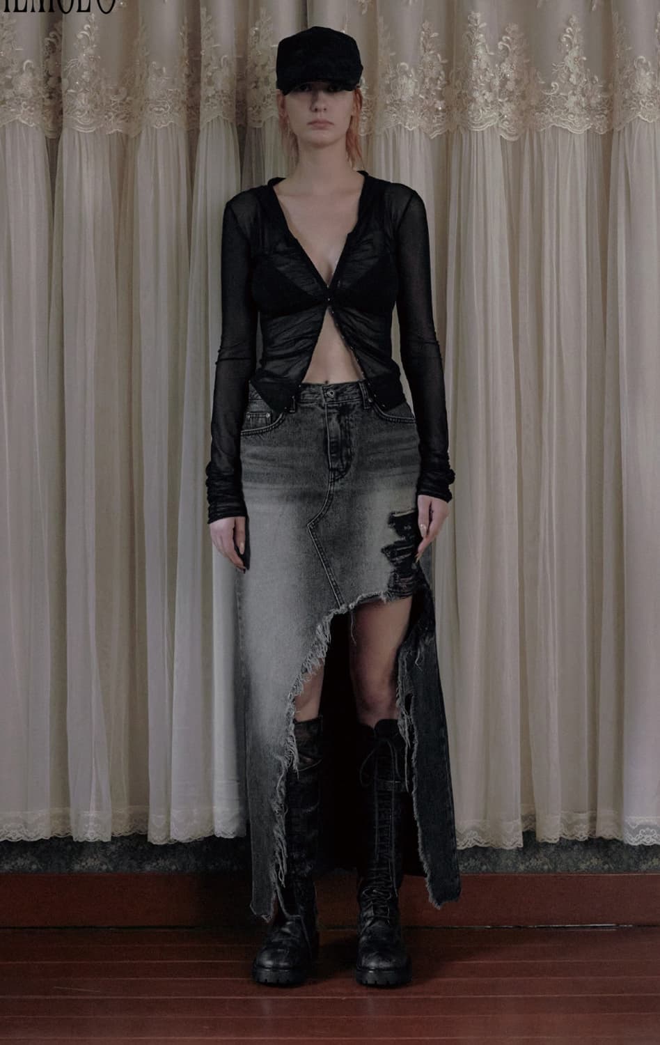 Damage skirt 상품이미지2