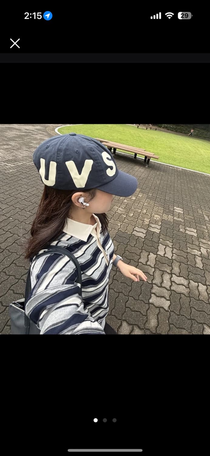 썬러브 SUNLOVE 네이비 볼캡 상품이미지2