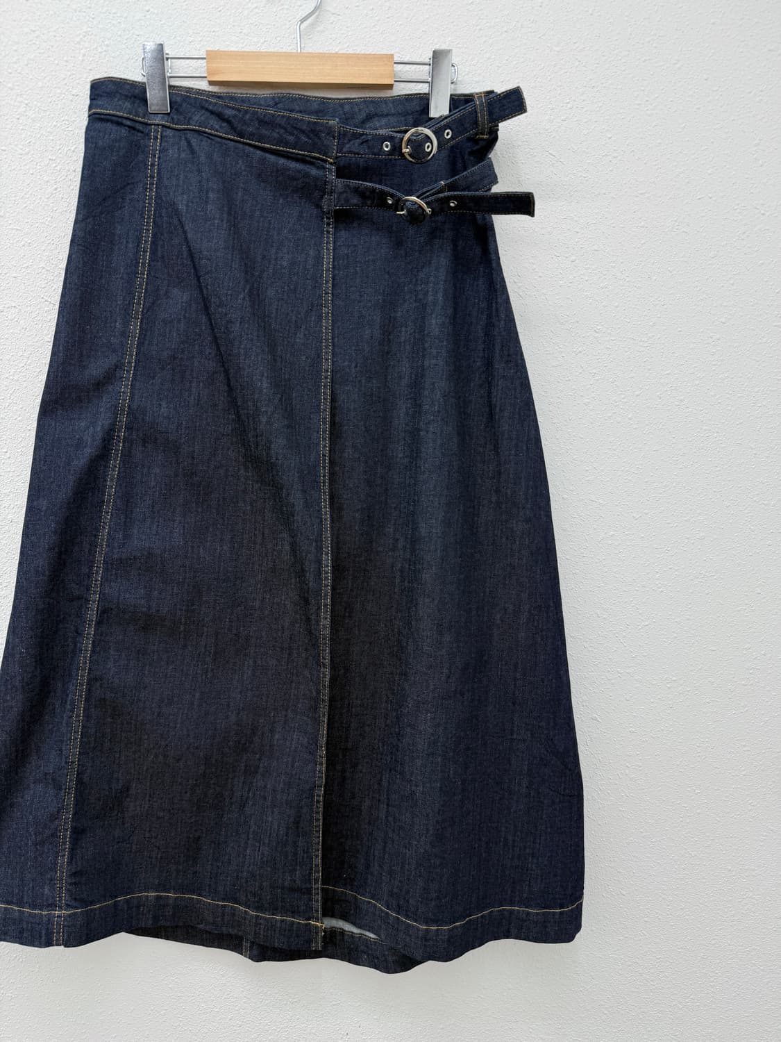 빈티지 ZARA 데님 벨트 스커트 상품이미지2