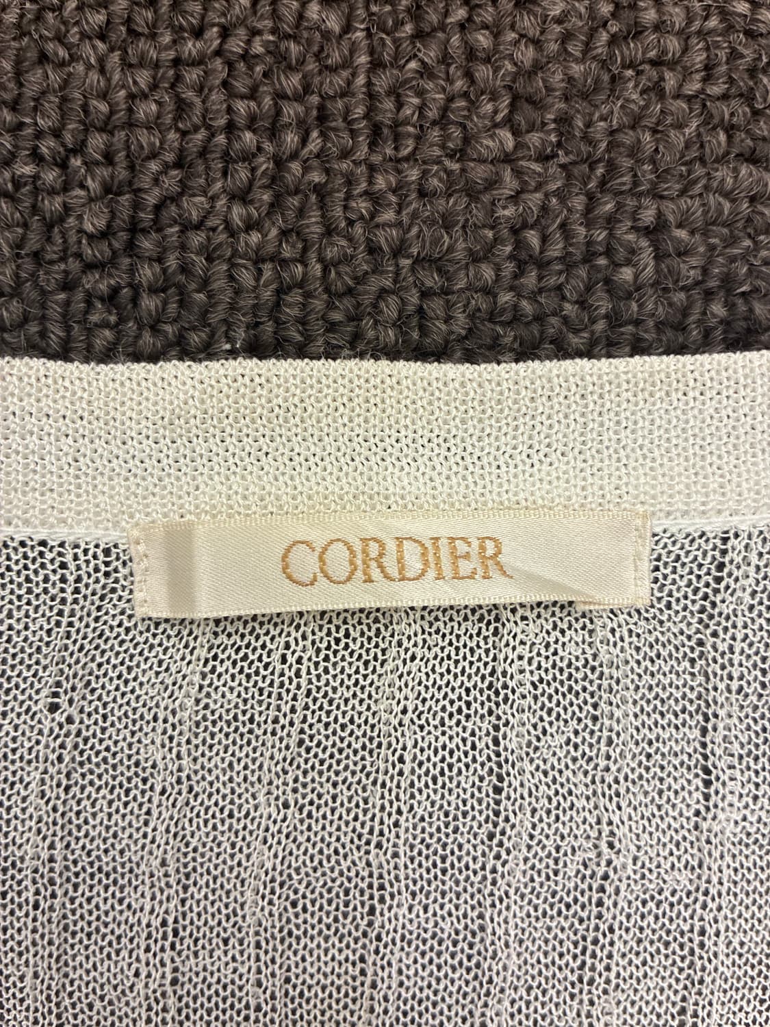 40)Cordier 빈티지 여성 펀칭 디자인 가디건 상품이미지4