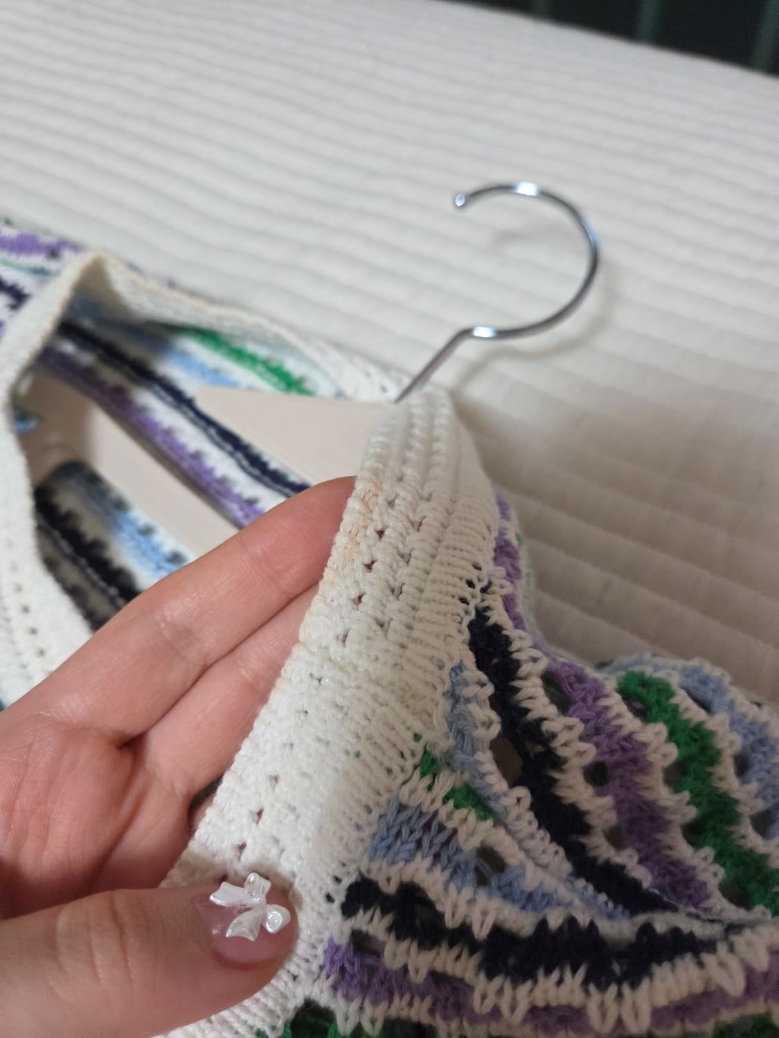 에잇세컨즈 펀칭니트 상품이미지3