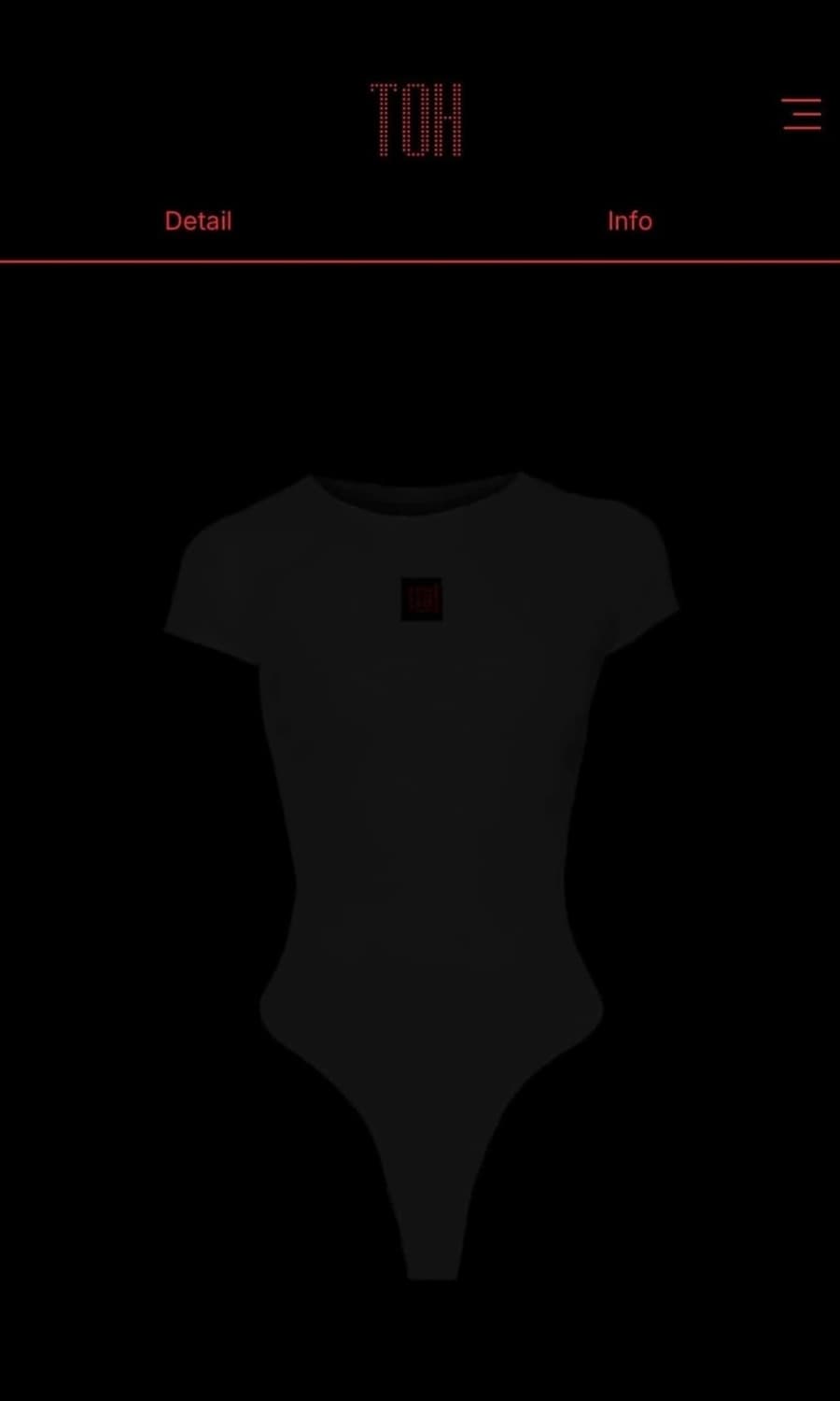 toh 티오에이치 바디수트 블랙 새거팝니다 상품이미지1