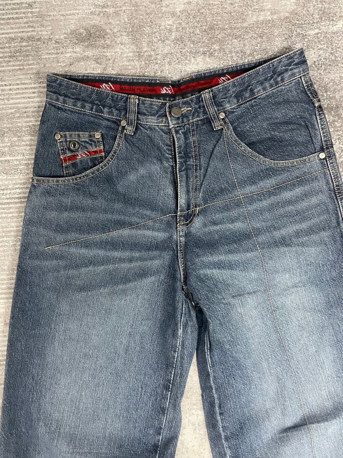 90s mf 마쟈플라바 데님 와이드핏 상품이미지3