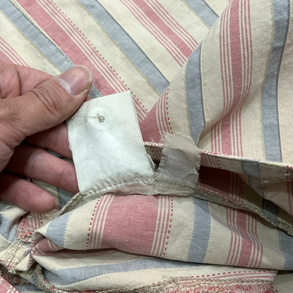  캘빈클라인 진스 스트라이프 미디 스커트 y15959 상품이미지7