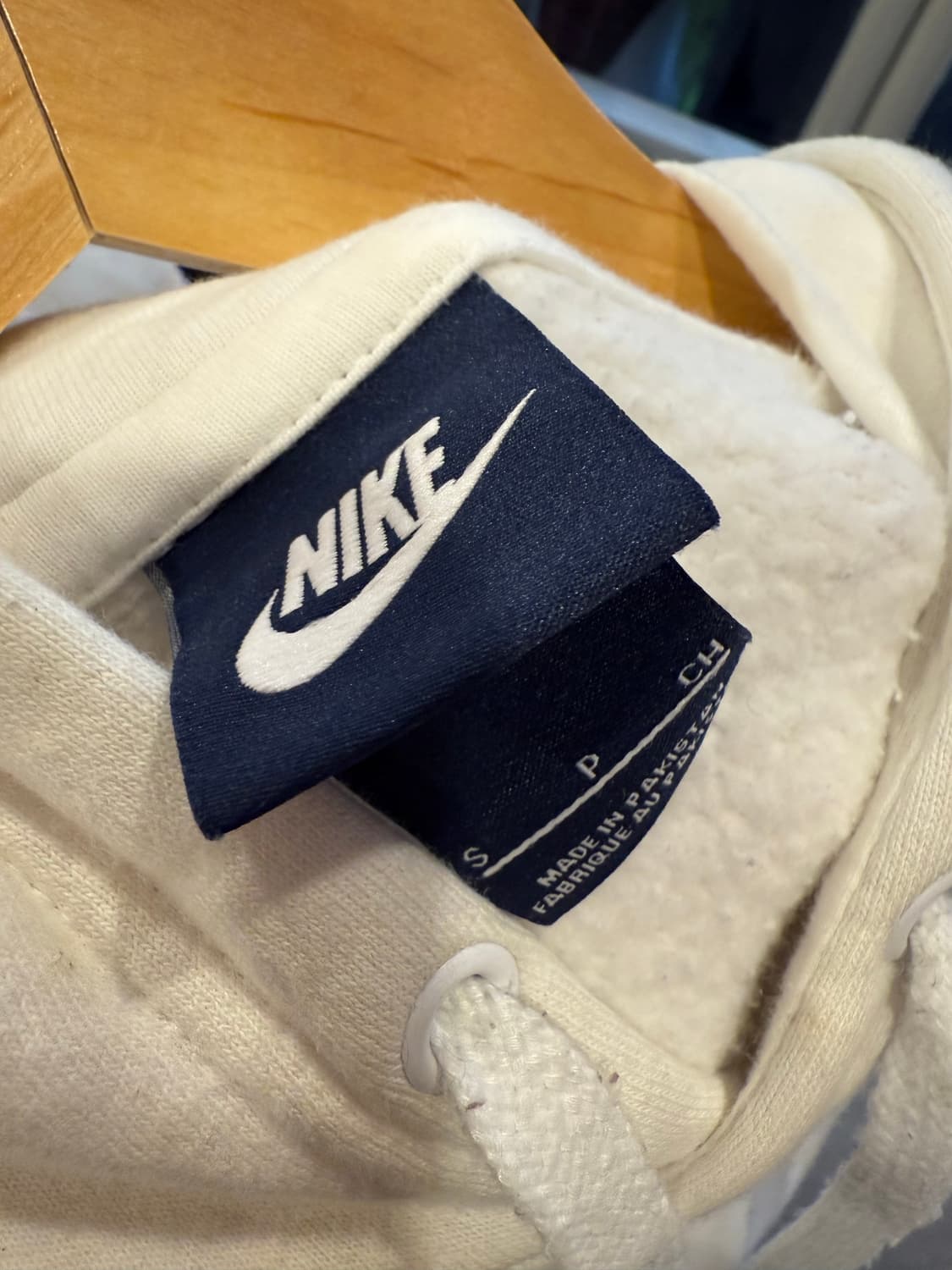 나이키 화이트 후드티 상품이미지5