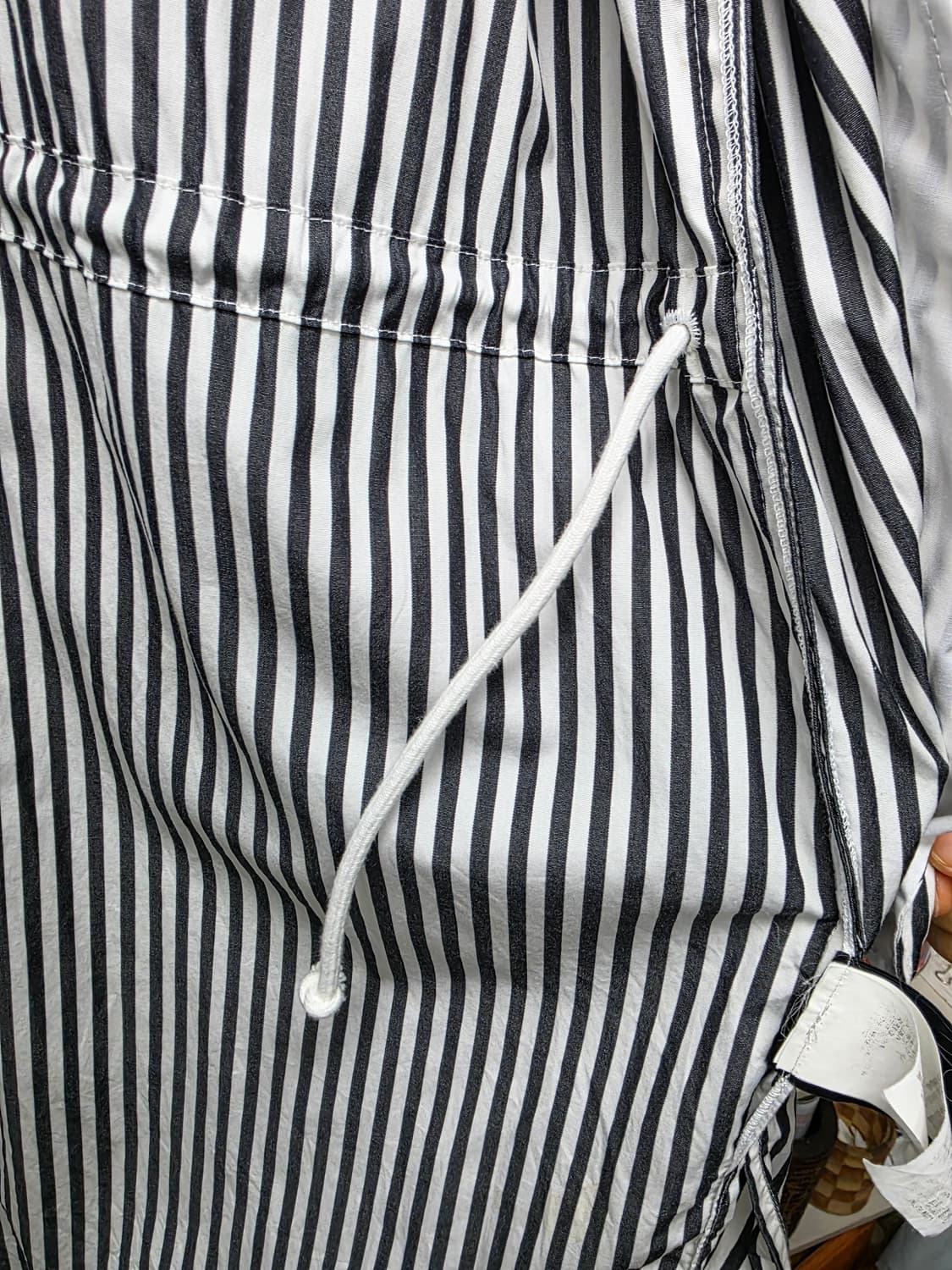 준지 롱셔츠 롱야상 95~100 스트라이프 봄~여름 셔츠코트 MM67 상품이미지7