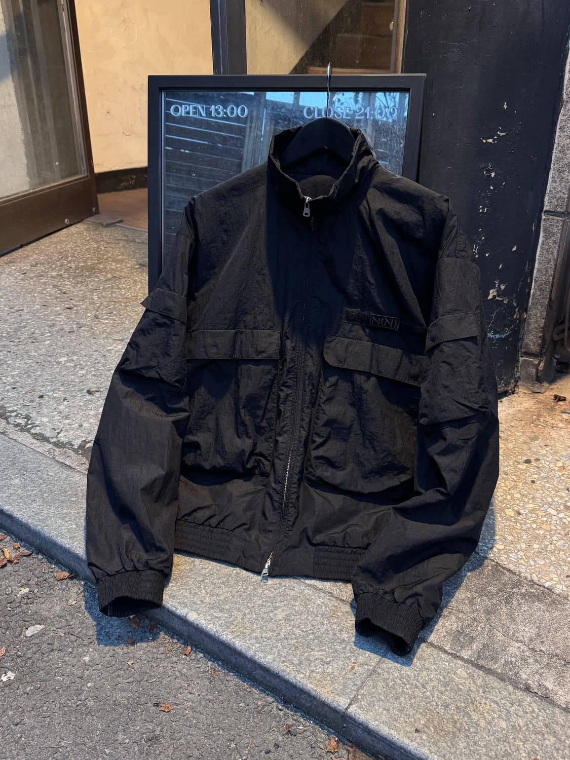 넘버나인 아카이브 나일론 유틸리티 봄버자켓 상품이미지1