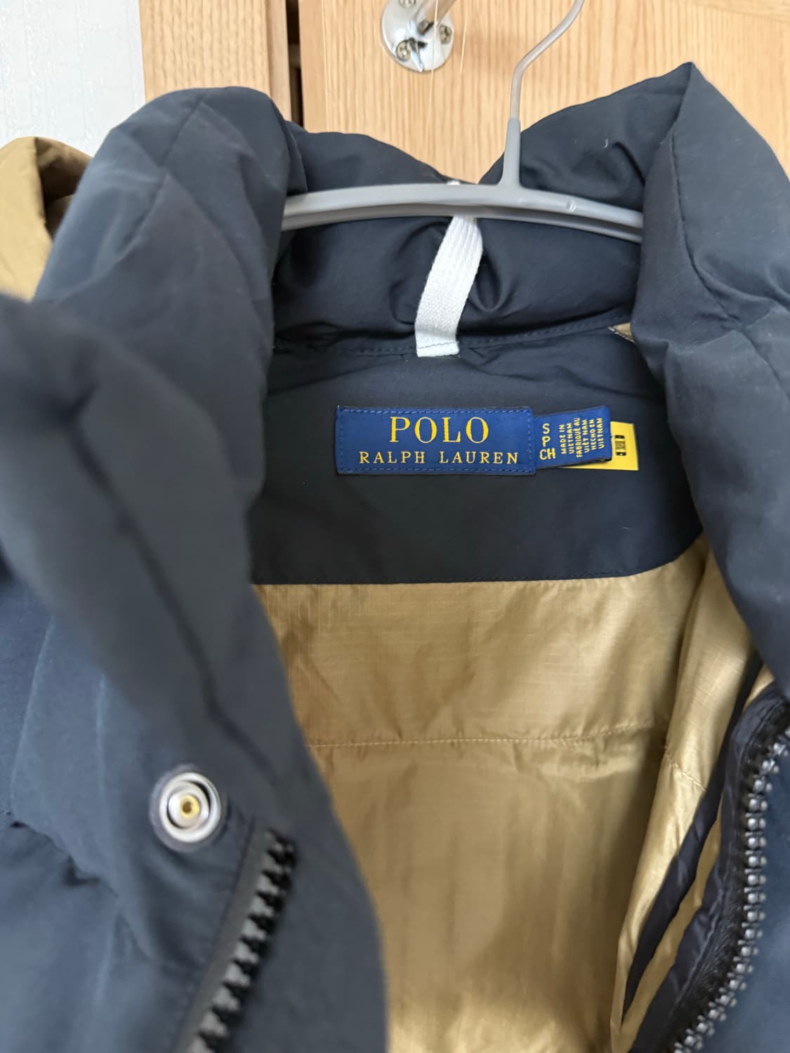 폴로 컨버터블 패딩 블랙  상품이미지3