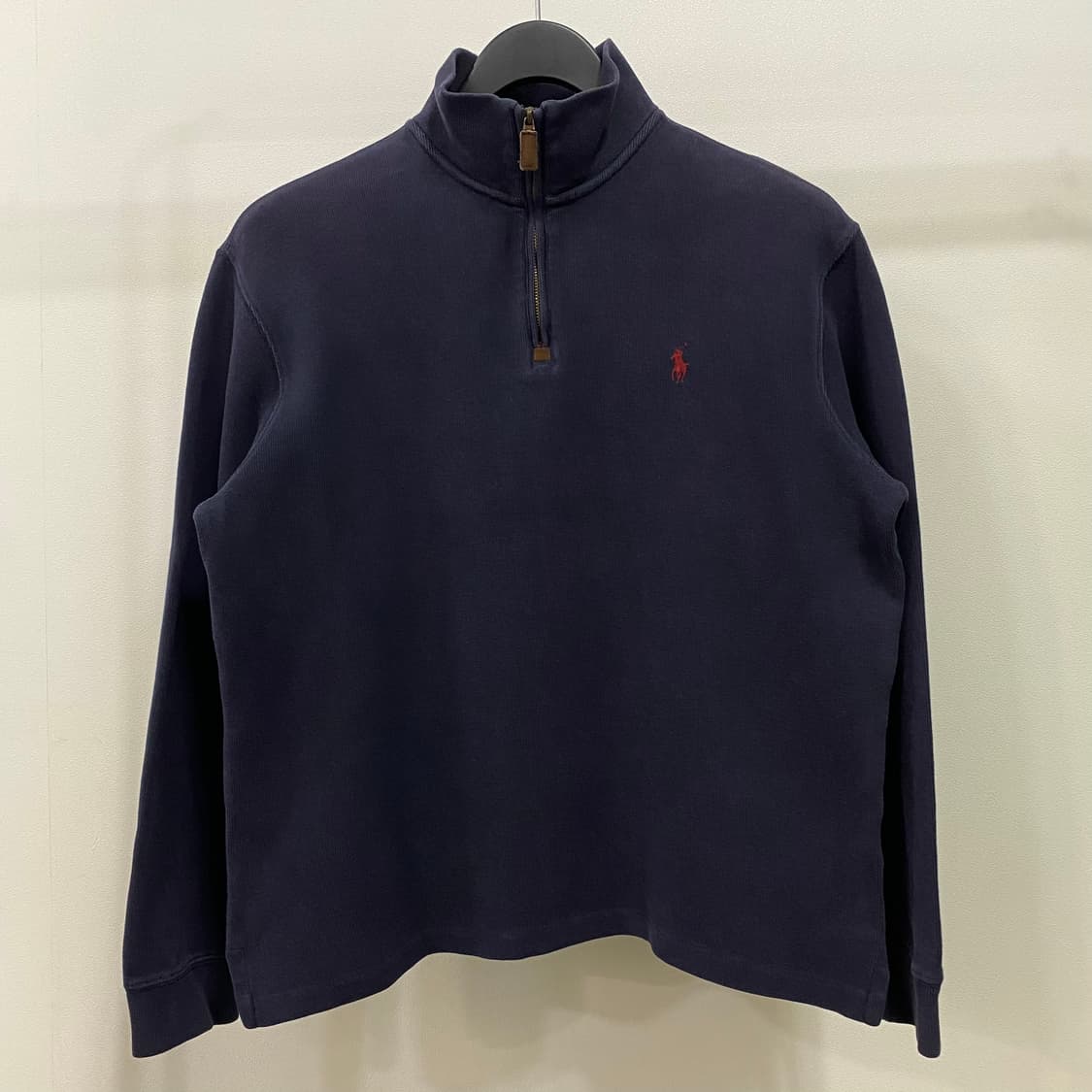 폴로 랄프로렌 신형 반집업 니트 네이비 상품이미지1