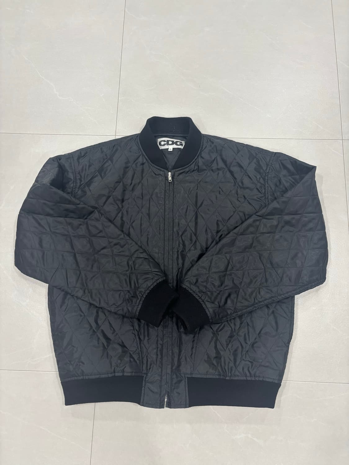 [XL] 꼼데가르송 CDG 퀼티드 스태프 블루종 상품이미지1