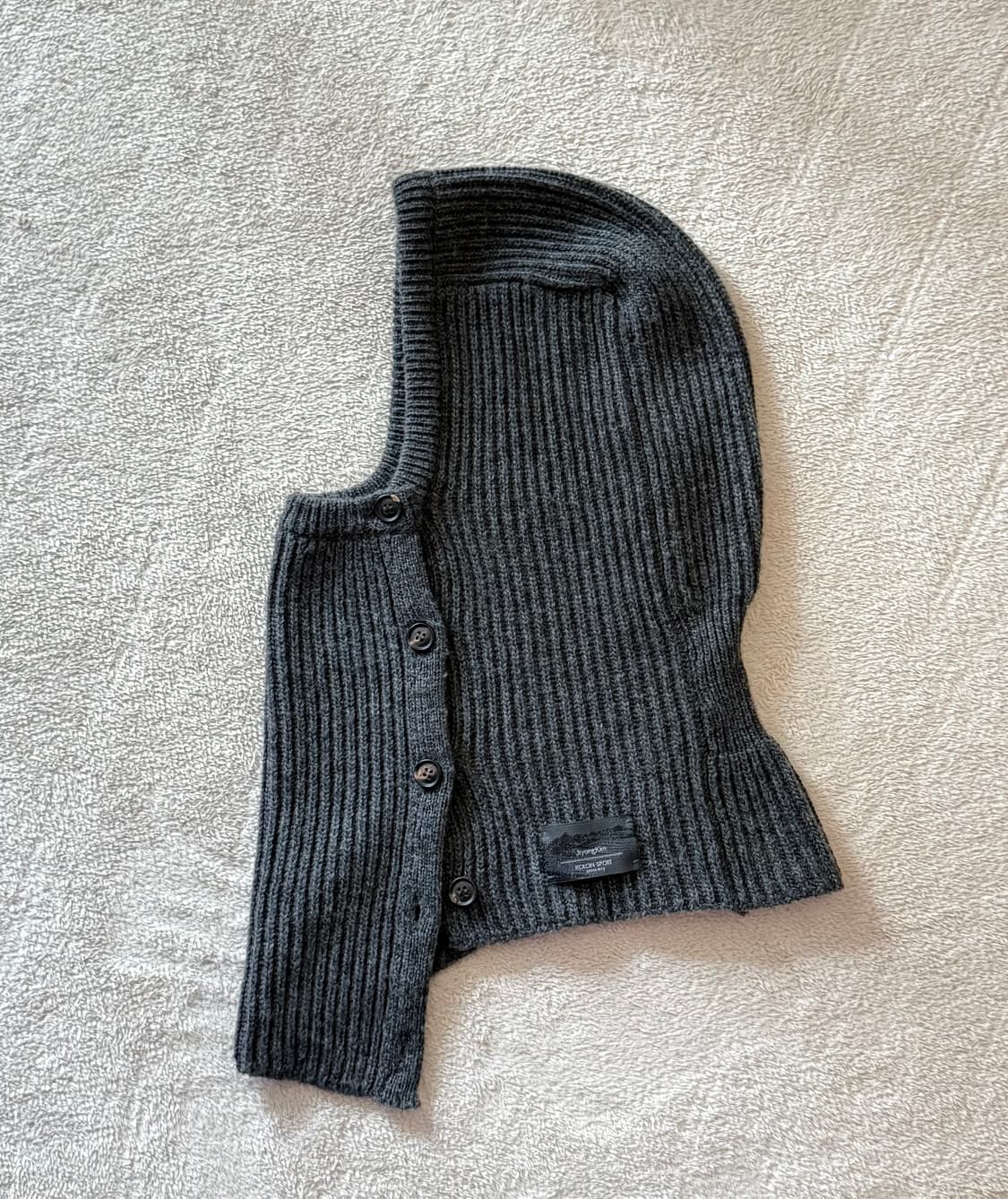 [KS X JiyongKim]Button Closure Balaclava 상품이미지2