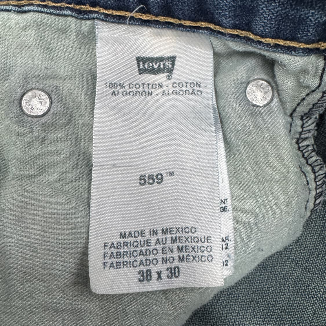 리바이스 559 새깅 워싱 스케이터 데님팬츠 상품이미지9