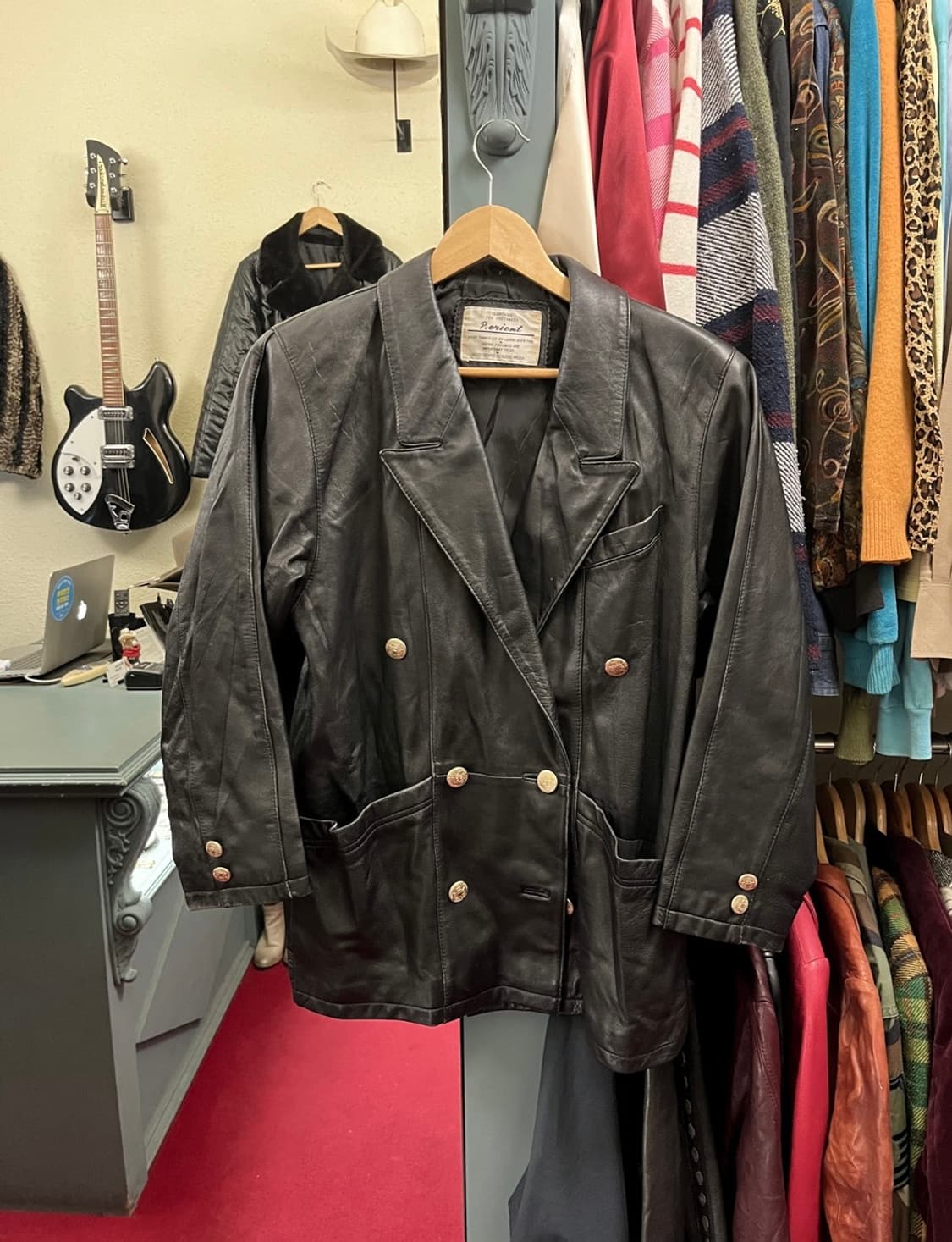 DOUBLE LEATHER COAT 상품이미지2