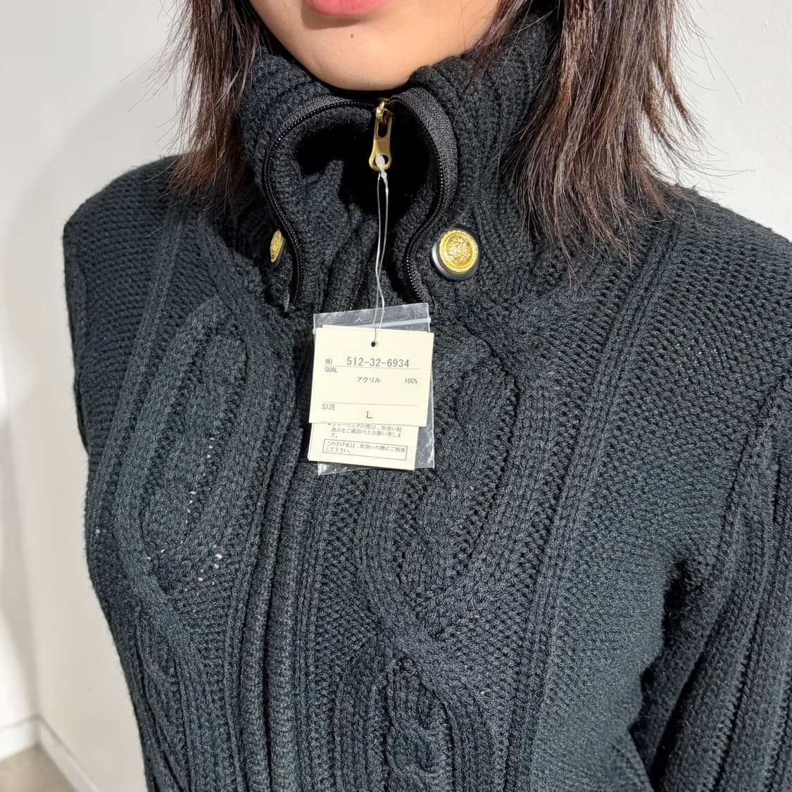 Colza y2k 벨트 니트 원피스 자켓 상품이미지2