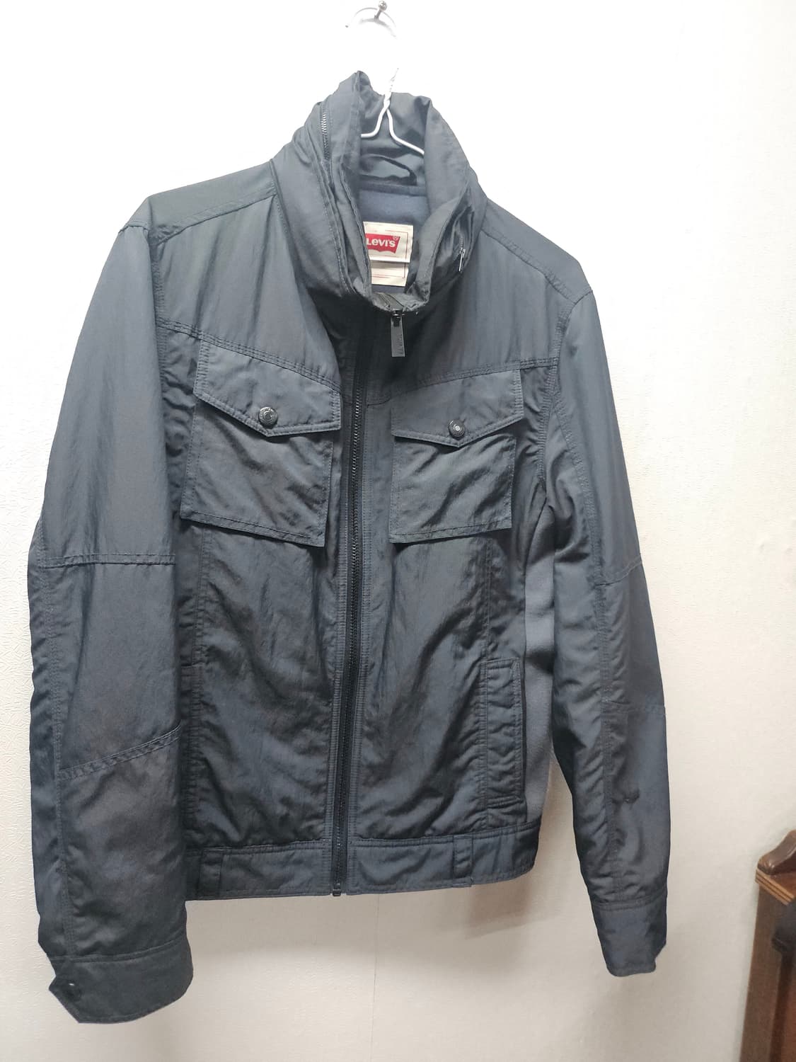 리바이스 배색 그레이 자켓 S  90  남성용 상품이미지1